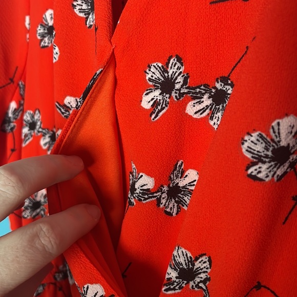 Hi-low Red Dress floral - Picture 7 of 11